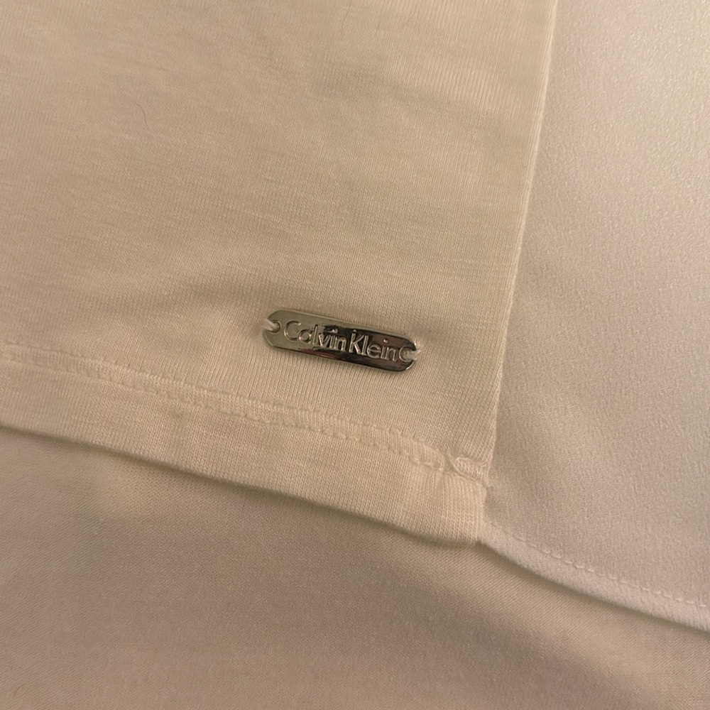 nwt women’s white calvin klein top - Picture 3 of 3